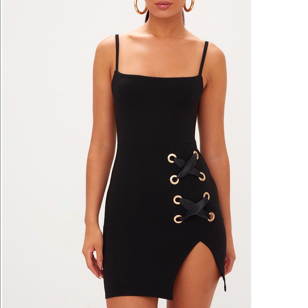 SOLD PrettyLittleThing Black Dress